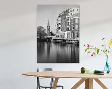 Amsterdamer Architektur, schwarz auf weiß. von Lorena Cirstea