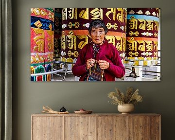 The woman from Bhutan. by Bo Koster