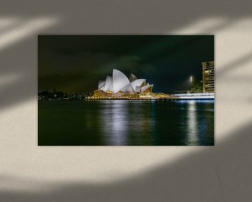 Sydney, Opernhaus am Abend