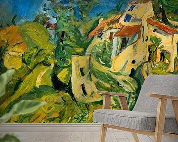 Landschap (Huis met tuin), Chaim Soutine