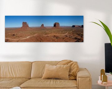 Panorama des Monument Valley, Utah von Easycopters