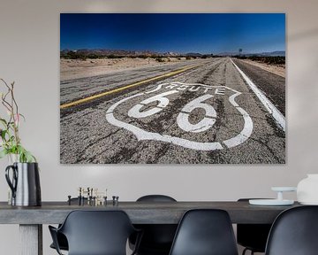 Route 66 shield in Arizona by Easycopters