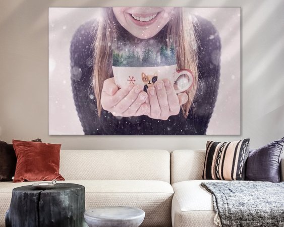 Example of the artwork in a room