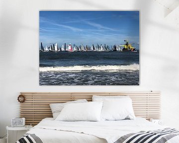 Vertrek ronde van Texel