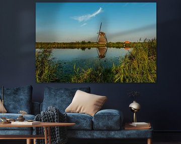 Mills on the Kinderdijk. by Brian Morgan