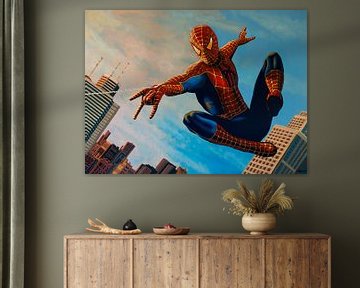 Spiderman Schilderij 3 van Paul Meijering