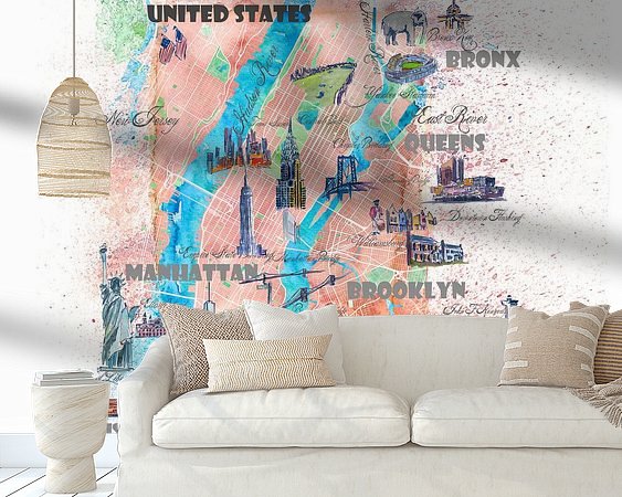 Example of the artwork in a room