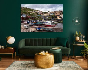 Blick auf Camara de Lobos auf der Insel Madeira von Rico Ködder