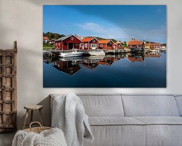 View of the village Hamburgsund in Sweden by Rico Ködder