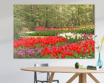 Série Keukenhof - mer de fleurs sur Wilma Overwijn