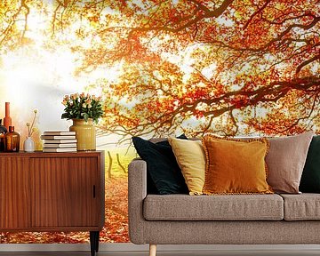 Landscape in autumn by Günter Albers