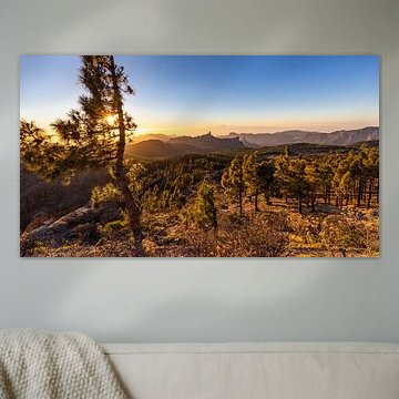 Sunset from Pico de las Nieves