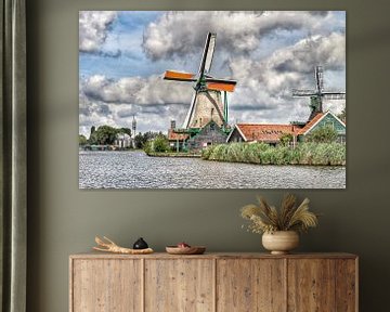 Mill at the Zaanse Schans Zaandam by Shirley Douwstra
