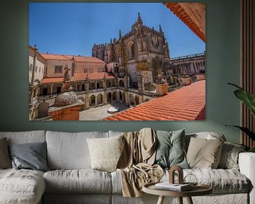 Tempeliers kasteel en kerk in Tomar, Portugal