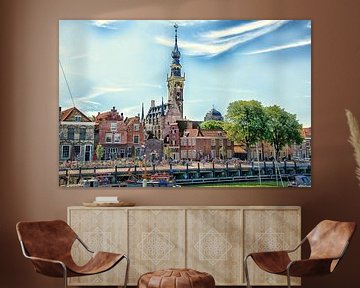 Veere, a historic town on Walcheren, Zeeland by Jessica Berendsen