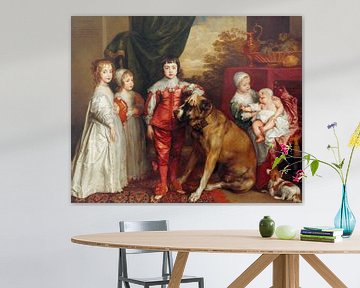 Vijf oudste kinderen van Karel I, Anthony van Dyck