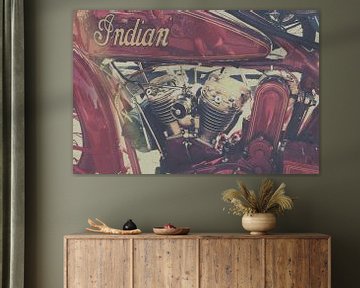 Indian motorfiets van Wolbert Erich