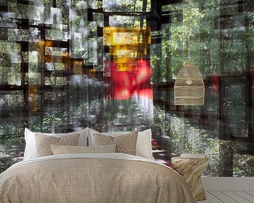 Abstract image of stained glass windows - Windows