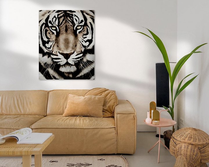 Sfeerimpressie: Portret van een tijger van Jan Keteleer