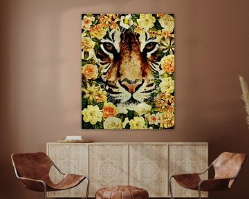 Flower Power Tiger von Jan Keteleer