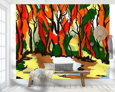 Example of the artwork in a room