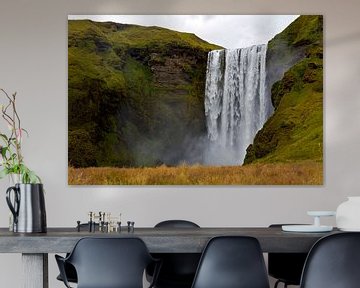 Skógafoss waterfall in Iceland by Anton de Zeeuw