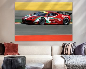 Ferrari GT van MSP Canvas