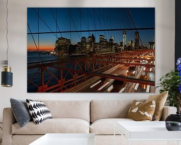 Brooklyn Bridge, New York van Mariska de Groot