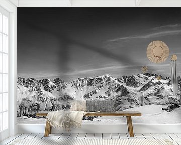 Snowy Tiroler Alps in Austria during a beautiful winter day by Sjoerd van der Wal Photography