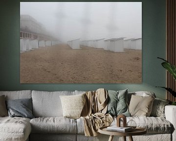 Ostende dans le brouillard sur Gerrit van Leeuwen