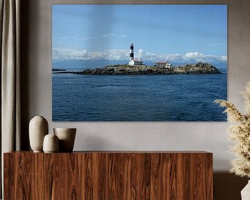 Race Rocks Lighthouse, Vancouver Island van Jeroen van Deel