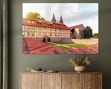 Klooster van Drübeck in de zomer van Oliver Henze