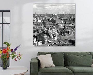 Dordrecht vanaf Stadskantoor 1968 van Dordrecht van Vroeger