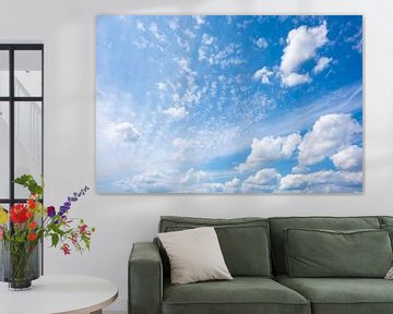 Wolken in de blauwe lucht van Günter Albers