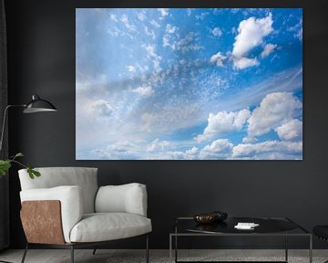 Wolken in de blauwe lucht van Günter Albers