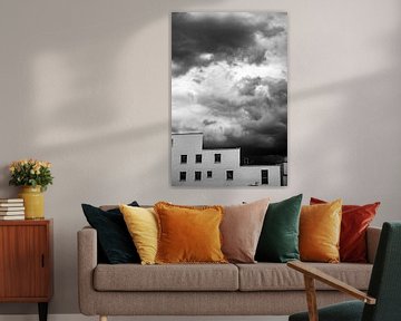 Donkere wolken, strakke flat van RM Photographics