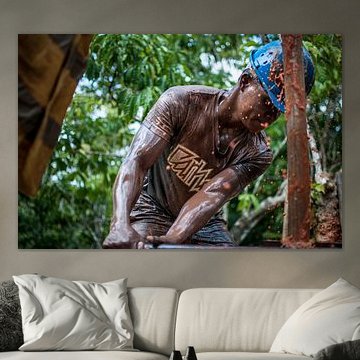 On the other side of the crystal | Drilling by Coen Dijkstra