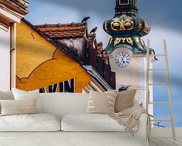 Zagreb - Tkalciceva / St. Maria Kerk van Alexander Voss