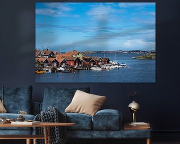 Blick auf den Ort Fiskebäckskil in Schweden von Rico Ködder
