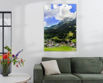 Schöne Aussicht auf Leogang in Österreich von Debbie Kanders