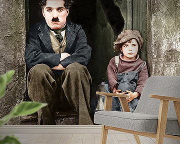 Charlie Chaplin, The Kid (1921) von Colourful History