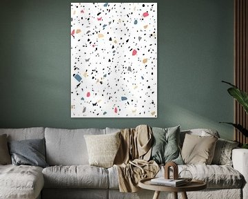 Geometrische Terrazzo Print