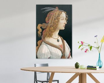 Portret van een jonge vrouw, Sandro Botticelli