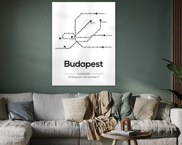 Lignes de métro de Budapest sur MDRN HOME