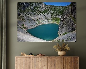 Blue lake in Croatia. by Tuur Wouters