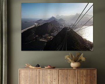 Brasilien, Rio de Janeiro, Botafogo, Copacabana des Zuckerhutberges von Tjeerd Kruse