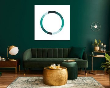 Monochromatic Colour scheme Green by MDRN HOME