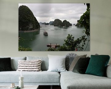 Vietnamese Landscape River by mathieu van wezel