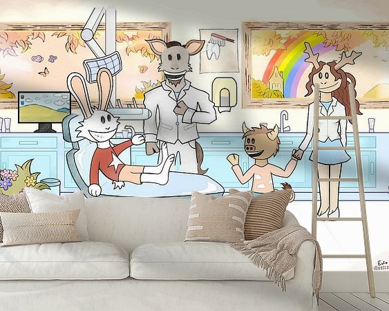 Example of the artwork in a room