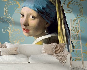 Girl with the Pearl Earring - The Blue Edition von Marja van den Hurk